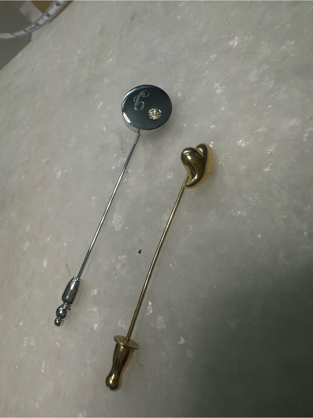 Vintage Trifari and Monet Stick Pins